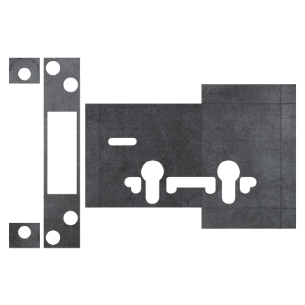 Atlantic Deadlock - Euro & 5LK Intumescent Lock Kit FD30 0.8mm
