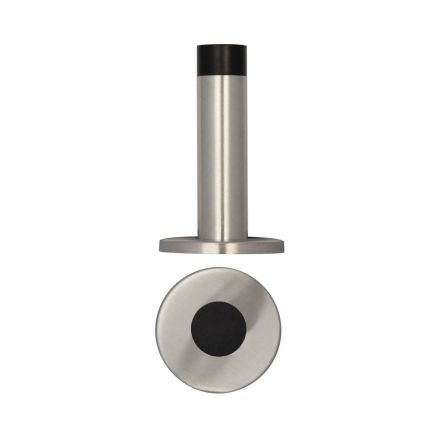 Stainless Steel Wall Mounted Door Stops 80x48mm Satin Stainless Steel - By Frelan Hardware - JSS07