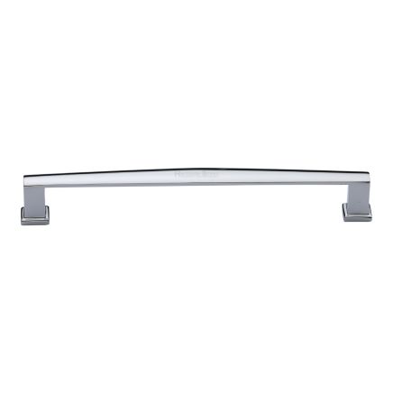 Heritage Brass Cabinet Pull Vintage Design 203mm CTC Polished Chrome Finish