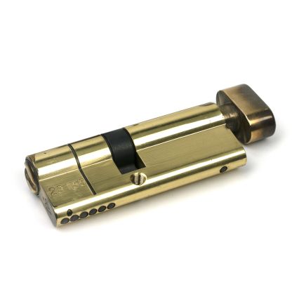 Aged Brass 35/45T 5pin Euro Cylinder/Thumbturn