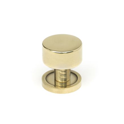 Aged Brass Kelso Cabinet Knob - 25mm (Plain)