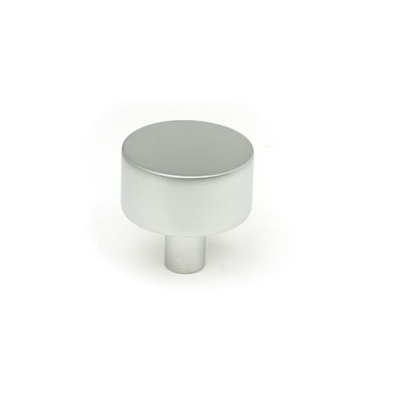 Satin Chrome Kelso Cabinet Knob - 32mm (No rose)