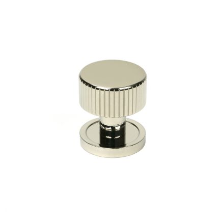 Polished Nickel Judd Cabinet Knob - 25mm (Plain)