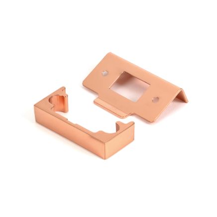 Polished Bronze ½" Rebate Kit for Tubular Mortice Latch