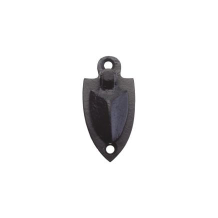 Zoo Hardware Shield Escutcheon with Cover - Standard - 2" - Black