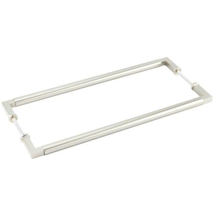 Burlington Westminster Pull Handles 425 X 20mm Back to Back Satin Nickel - By Frelan Hardware - BUR130SNB2B