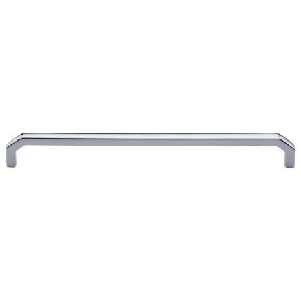 Heritage Brass Cabinet Pull Hex Angular Design 254mm CTC Polished Chrome Finish