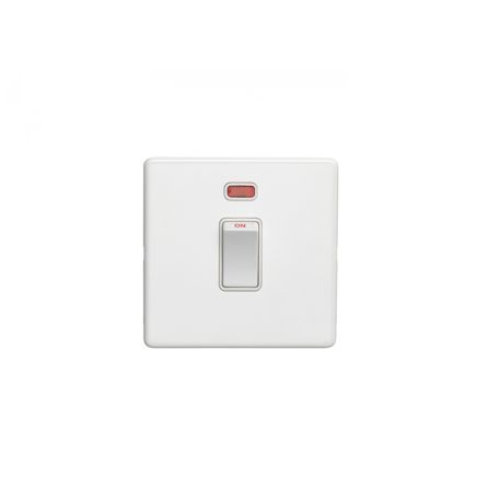 Eurolite Concealed 3mm 20Amp Switch with Neon Indicator White