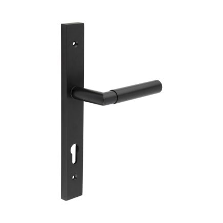CR-102 Black Multi Point Backplate Door Handle - By Frelan Hardware - CR-102G4MB