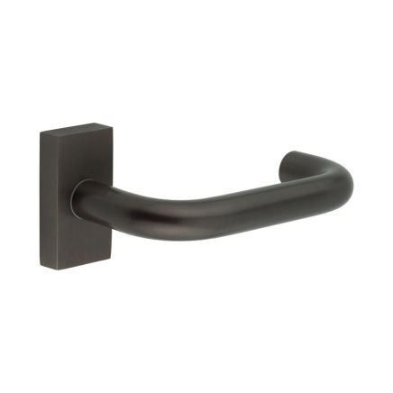 CR-106 Dark Bronze Multi Point Rectangular Rose Door Handle - By Frelan Hardware - CR-106D4DB