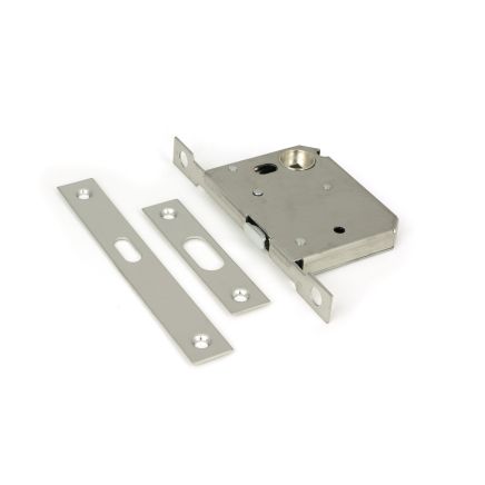 Polished Chrome 50mm Sliding Door Lock