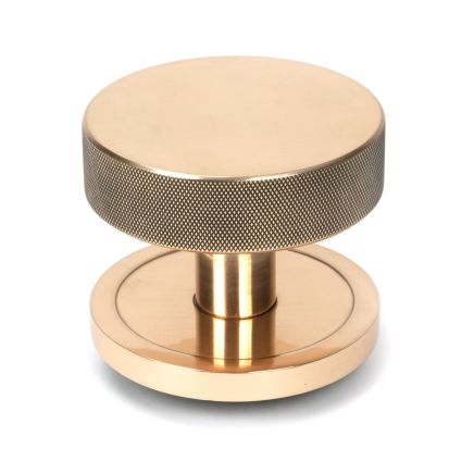 Polished Bronze Brompton Centre Door Knob (Plain)