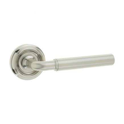 Elise Door Handle on Rose Satin Nickel - By Frelan Hardware - JV650SN