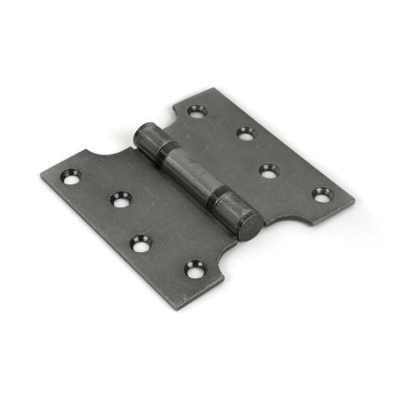 Pewter 4" x 2" x 4" Parliament Hinge (pair) ss