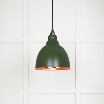 Hammered Copper Brindley Pendant in Heath