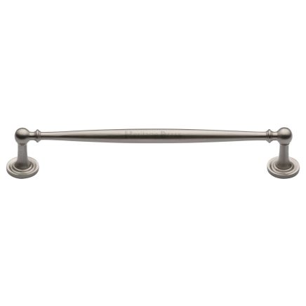 Heritage Brass Cabinet Pull Colonial Design 203mm CTC Satin Nickel Finish