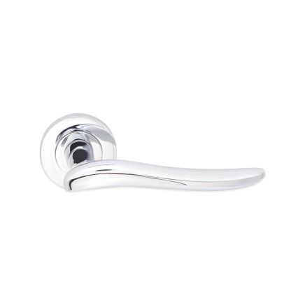 Senza Lever Door Handle Polished Chrome