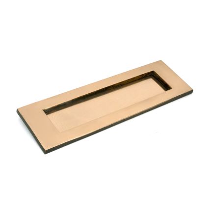 Polished Bronze Large Letter Plate