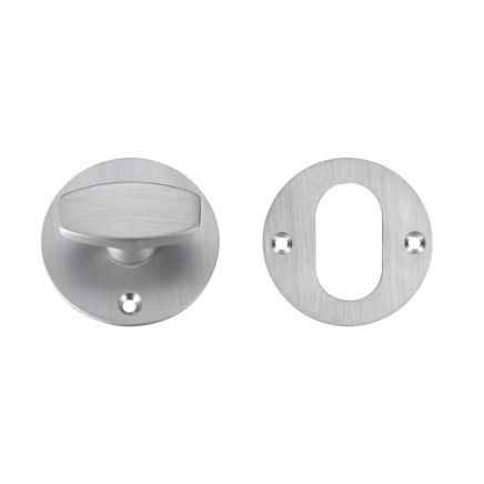 Zoo Hardware Replacement Nightlatch Turn and Escutcheon - 45x2mm Rose - Satin