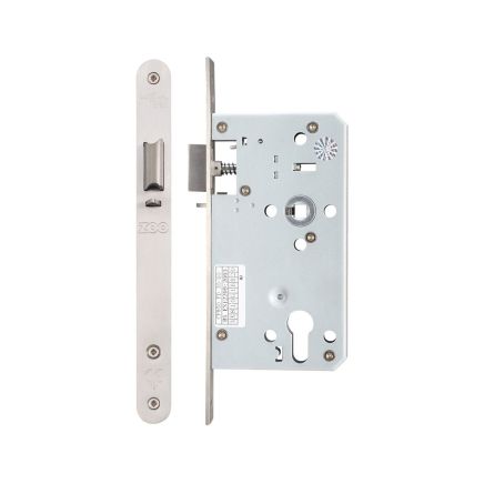ZDL7260NLRSS DIN Night Latch - 72mm C/C - 60mm Backset - Radius Forend