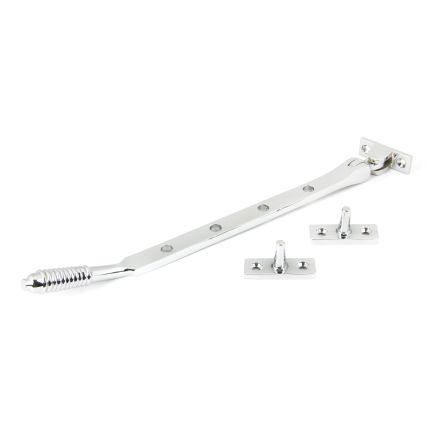 Polished Chrome 10" Reeded Stay
