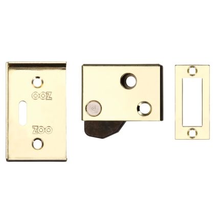 Zoo Hardware Hush latch - 65x40mm - Electro Brass