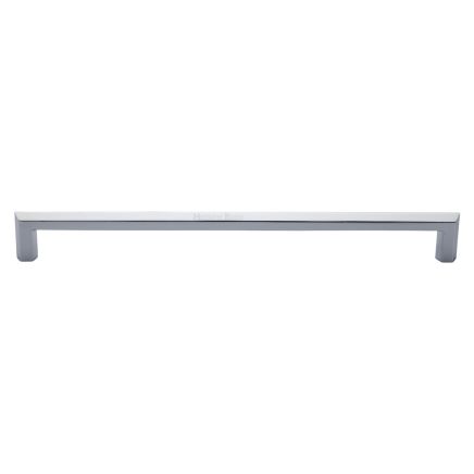 Heritage Brass Door Pull Handle Hexagonal Design 480mm Polished Chrome Finish