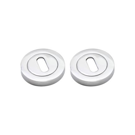 Oval Standard Escutcheon Polished Chrome
