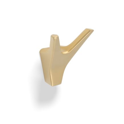 Valli Hat & Coat Hook - Satin Brass PVD