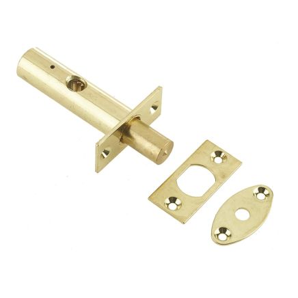 Jedo Mortice Rackbolt 61mm 62mm with 28mm Backset Polished Brass - By Frelan Hardware - J727PB