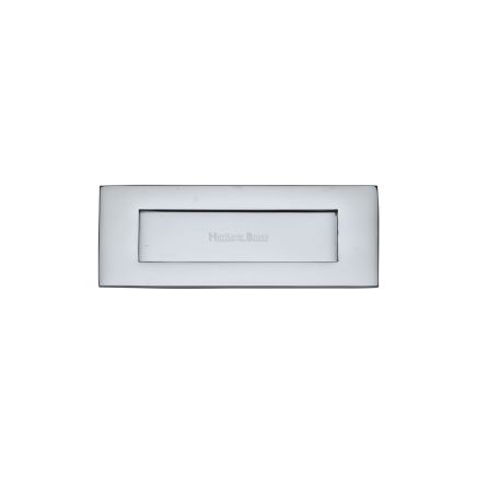 Heritage Brass Letterplate 8" x 3" Polished Chrome finish