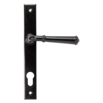 Black Regency Slimline Lever Espag. Lock Set