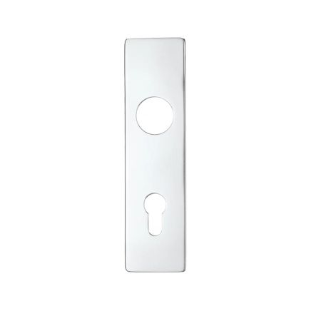 Zoo Hardware Spare Push on Euro Profile Backplate for Aluminium - 72mm - Satin