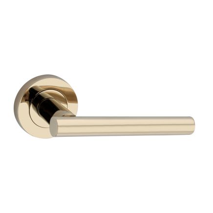 Jura Lever Door Handle PVD Brass