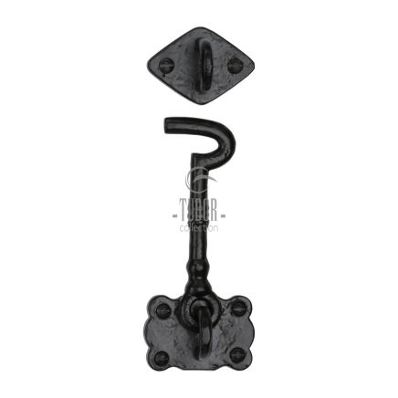 The Tudor Cabin Hook 6" Black Iron