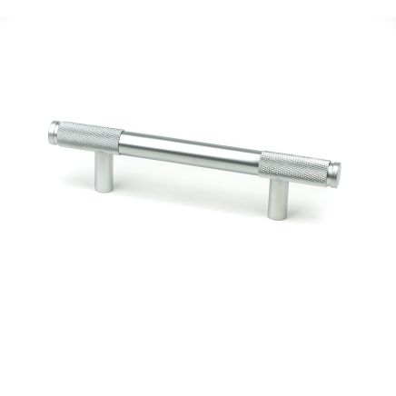 Satin Chrome Half Brompton Pull Handle - Small