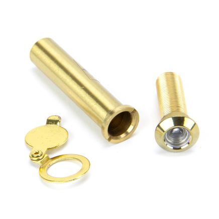 Lacquered Brass Door Viewer 180° (55-75mm Door)