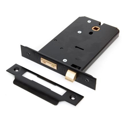 Black 6" Horizontal 5 Lever Sash Lock