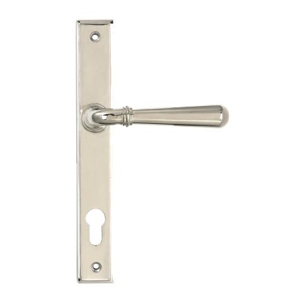 Polished Nickel Newbury Slimline Lever Espag. Lock Set
