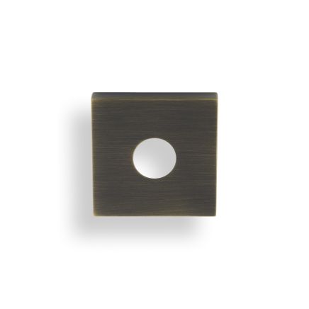 Valli Square Rosette Cover Pack - Antique Brass