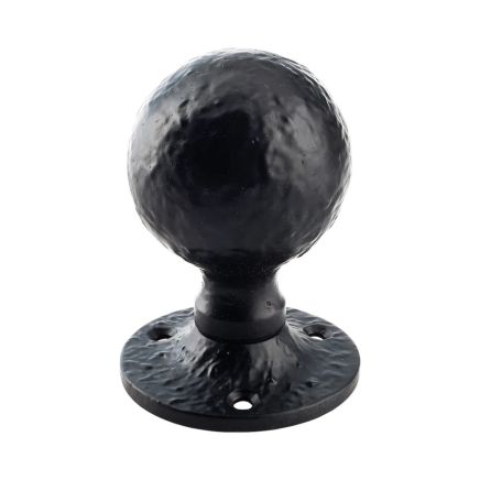 Zoo Hardware Ball Mortice Knob - 1.5" - Un-Sprung - Black