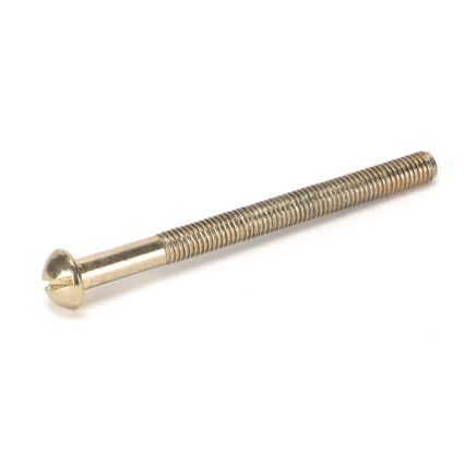 Polished Brass SS M5 x 64mm Male Bolt