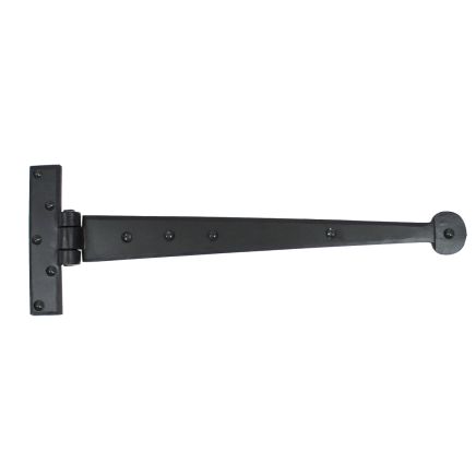 Black 15" Penny End T Hinge (pair)