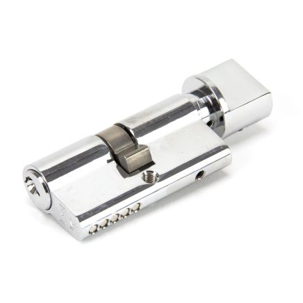 Polished Chrome 30/30 Euro Cylinder/Thumbturn