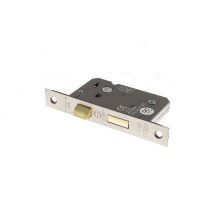 Atlantic Bathroom Lock [CE] 3" - Matt Gun Metal
