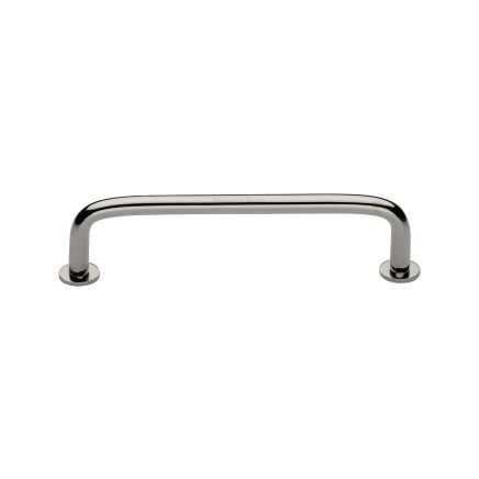 Heritage Brass Cabinet Pull Wire Design with 16mm Rose 128mm CTC Polished Nickel Finish