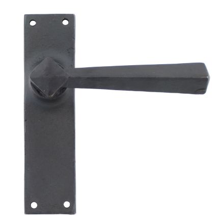 Beeswax Straight Lever Latch Set