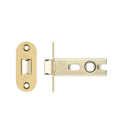 Zoo Hardware Project tubular latch 64mm - Radius - Satin Brass