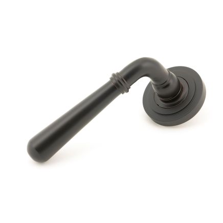 Aged Bronze Newbury Lever on Rose Set (Art Deco) - Unsprung