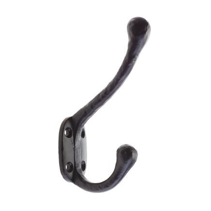 Zoo Hardware Hat and Coat Hook - 4.5" - Black
